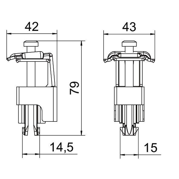 Universalklemme KLU A2