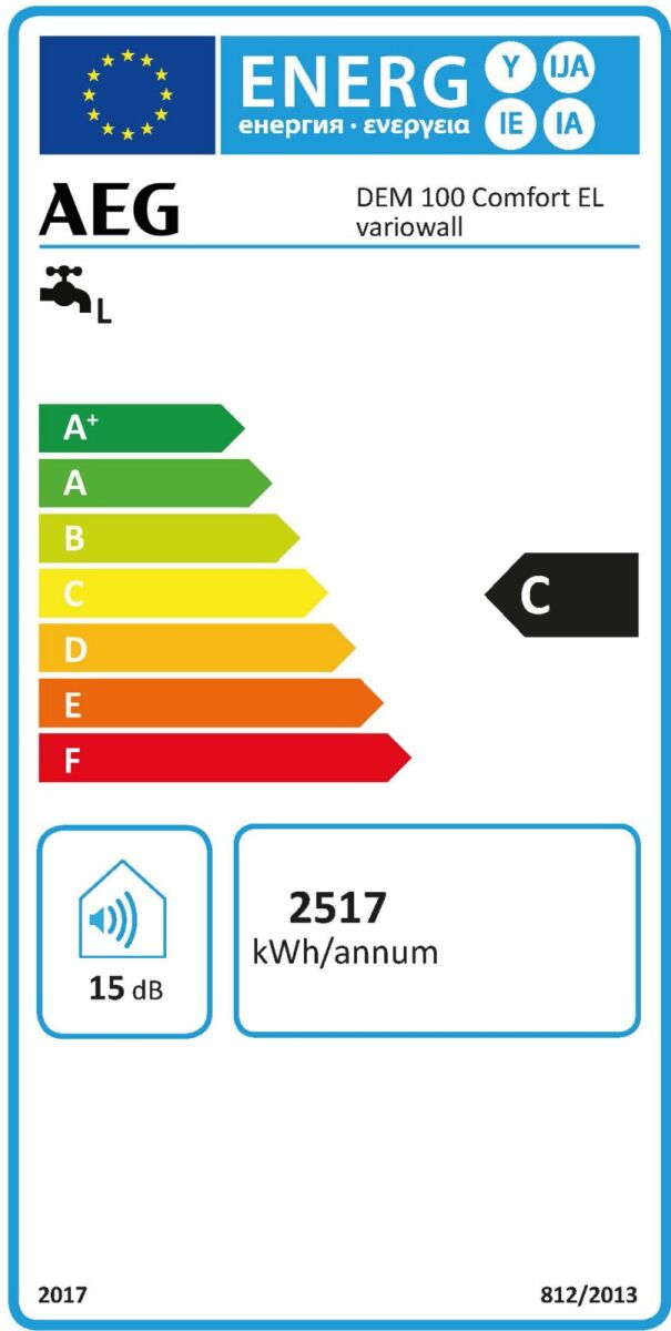 Wandspeicher DEM 100 Comfort EL