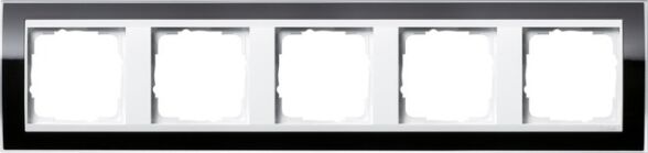 System 55 Event Klar 5-fach Rahmen schwarz 0215733 System 55 Event Klar 5-fach Rahmen schwarz 0215733