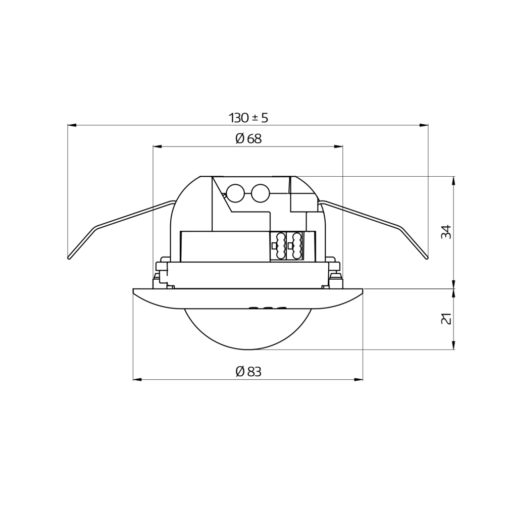Präsenzmelder PD2N-KNX-DX-DE