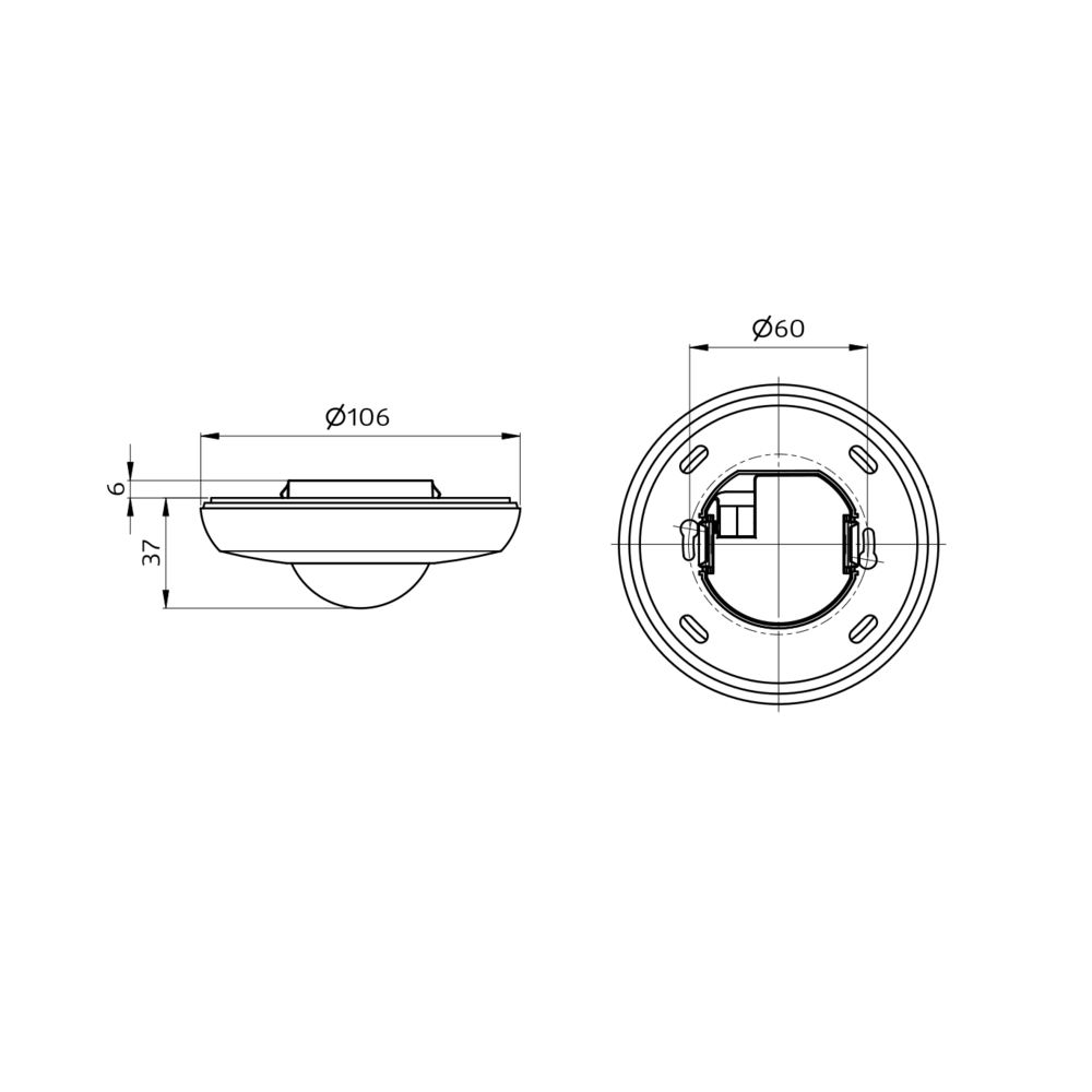 Präsenzmelder PD2N-KNX-ST-UP