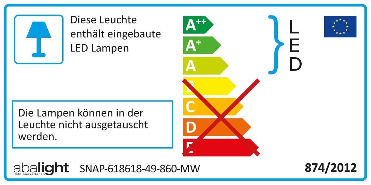 LED-Panel SNAP-618618-49-860MW