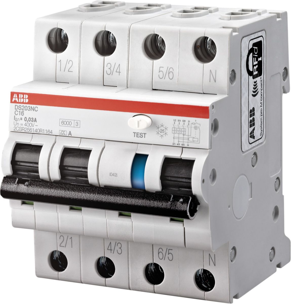 FI/LS-Schalter DS203NCA-K32/0,03 FI/LS-Schalter DS203NCA-K32/0,03