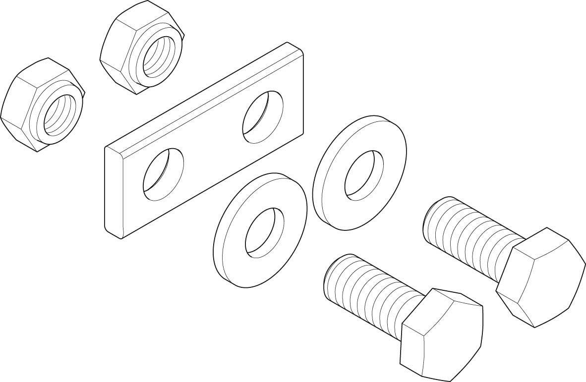 Schrank-Verbindersatz XSV5211
