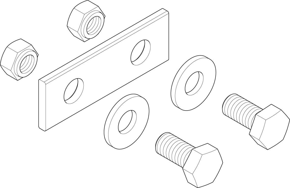 Schrank-Verbindersatz XSV5313
