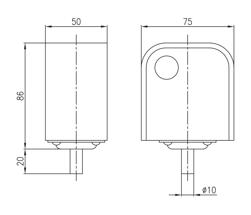 JPS Univers. Druckschalter JPS-3 B
