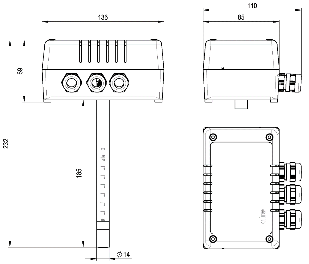 Luftstromwächter Elektr. WSERD-534.446