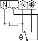 Raumtemperaturregler RTBSU-401.210#00