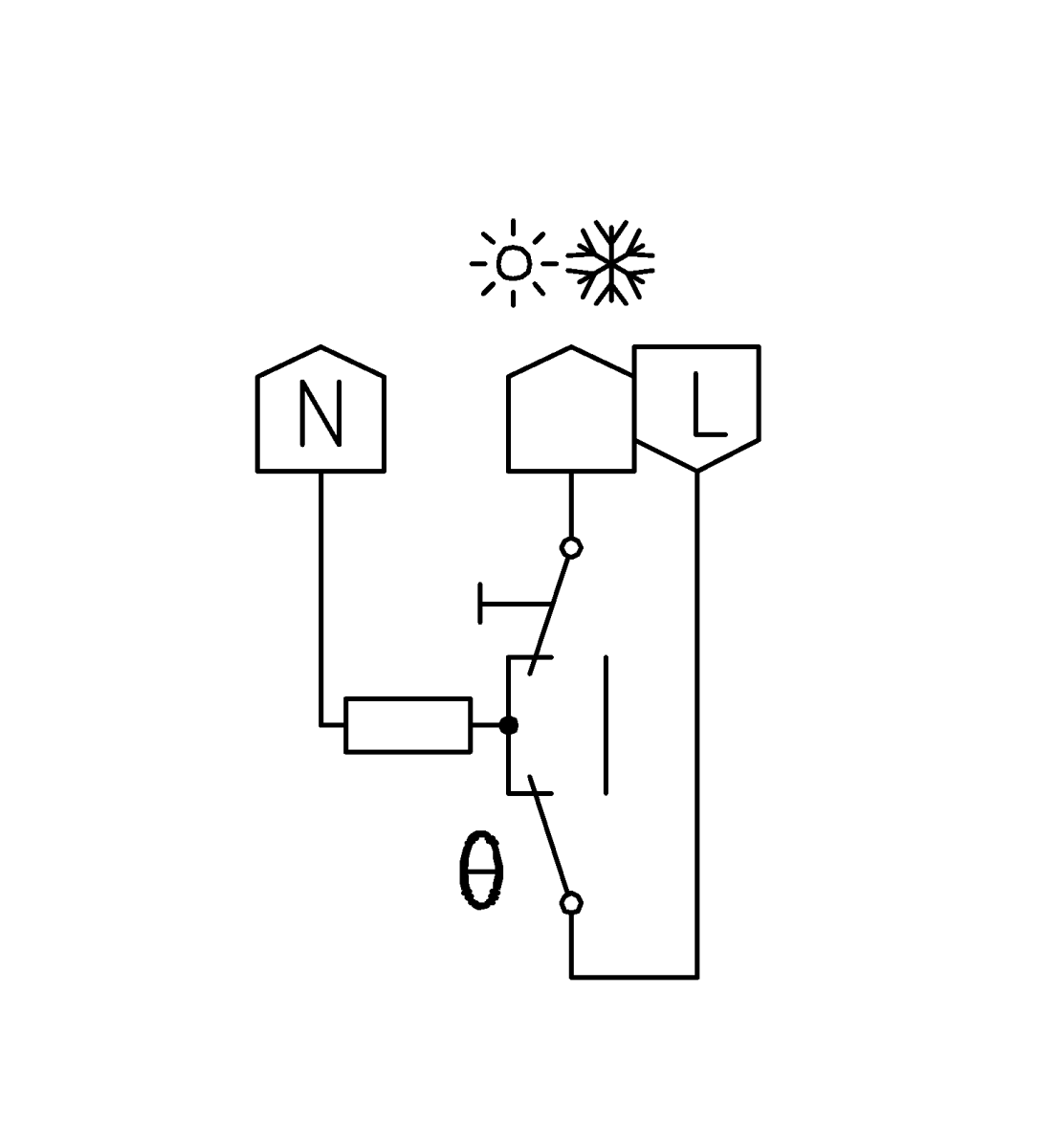 Raumtemperaturregler RTBSU-401.265#00