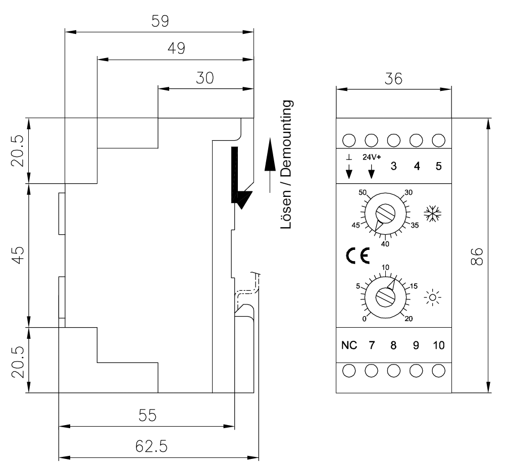 Schaltschrankthermostat KTRRN-267.014