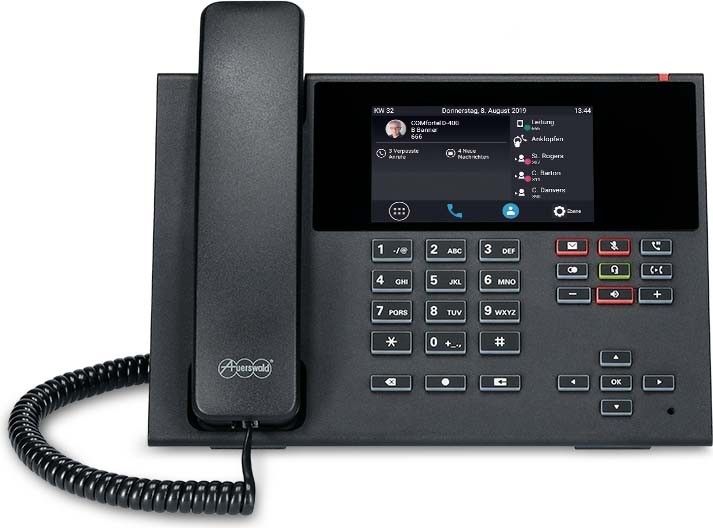 SIP-Systemtelefon COMfortel D-400 sw