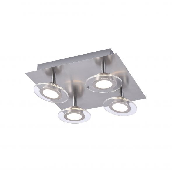 LED Deckenleuchte innen Lola-Mike 12082-55 stahl LED Deckenleuchte innen Lola-Mike 12082-55 stahl