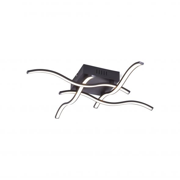 LED Deckenleuchte innen Wave 15131-18 schwarz LED Deckenleuchte innen Wave 15131-18 schwarz
