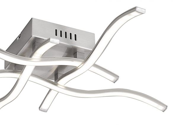 LED Deckenleuchte innen Wave 15131-55 stahl LED Deckenleuchte innen Wave 15131-55 stahl