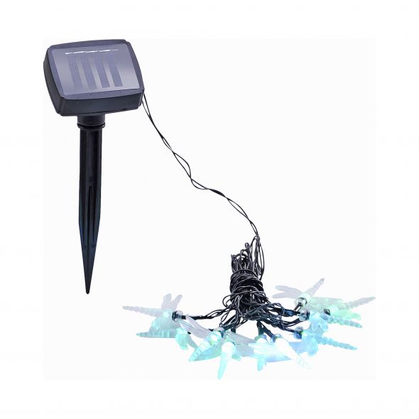 LED Lichterkette Solar 19936-70 mehrfarbig 10er-Kette LED Lichterkette Solar 19936-70 mehrfarbig 10er-Kette