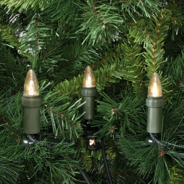 LED-Weihnachtsbaumkette klar-grün 15STK