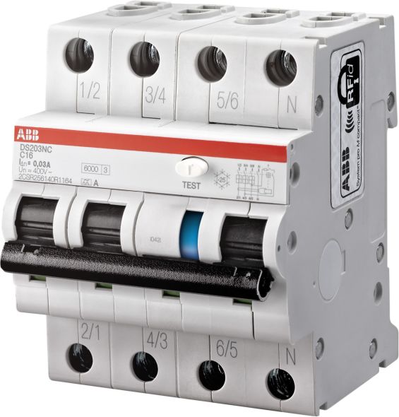 FI/LS-Schalter DS203NCA-K32/0,03 FI/LS-Schalter DS203NCA-K32/0,03