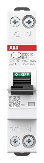 FI/LS-Schalter DS301C B16 A30#U1165 FI/LS-Schalter DS301C B16 A30#U1165