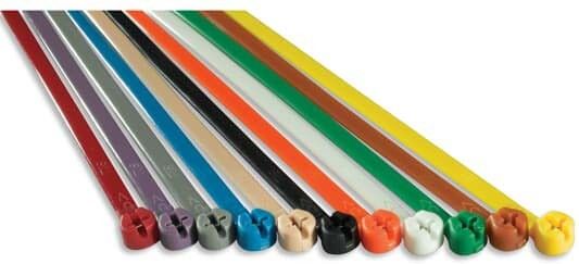Kabelbinder mehrfarbig TY525M-CLRS