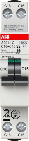 Sicherungsautomat S2011C-B16