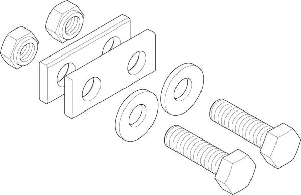 Schrank-Verbindersatz XSV1211