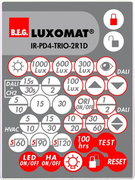 IR-Fernbedienung IR-PD4-TRIO-2R1D IR-Fernbedienung IR-PD4-TRIO-2R1D