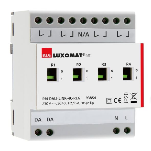 Relaismodul RM-DALI-LINK4C-REGws