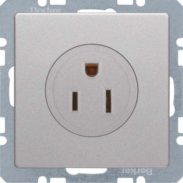 Steckdose 41666084 alu samt lackiert Steckdose 41666084 alu samt lackiert