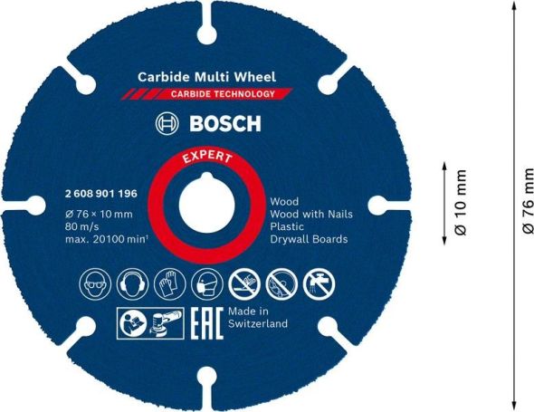 EXPERT Carbide Multi Wheel 2608901196 EXPERT Carbide Multi Wheel 2608901196