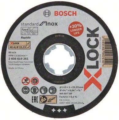 X-LOCK Trennscheibe 2608619261 X-LOCK Trennscheibe 2608619261