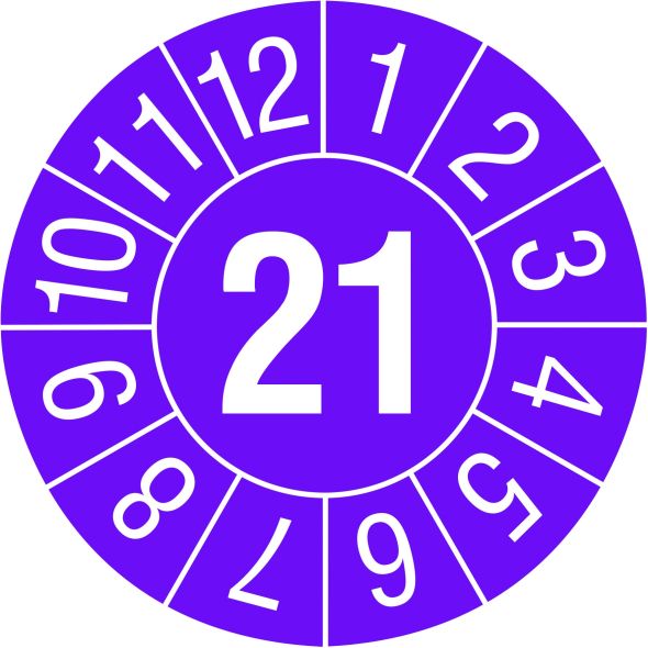 Prüfplaketten 182693 Prüfplaketten 182693