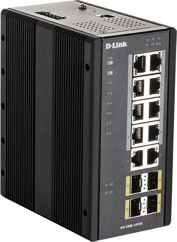 14-Port Gigabit Ind.Switch DIS-300G-14PSW