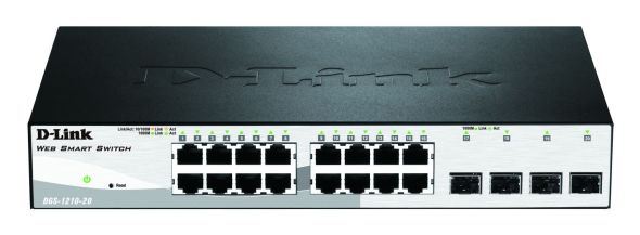 20-Port Gigabit Switch DGS-1210-20/E