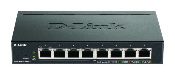 8-Port Gigabit SmartSwitch DGS-1100-08PV2/E 8-Port Gigabit SmartSwitch DGS-1100-08PV2/E