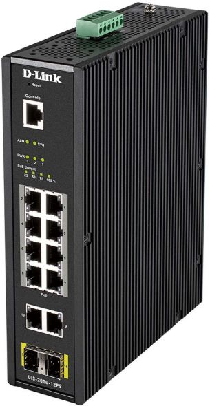 Gigabit Industrial Switch DIS-200G-12PS Gigabit Industrial Switch DIS-200G-12PS