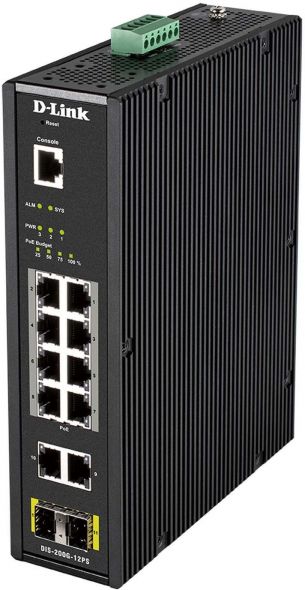 Gigabit Industrial Switch DIS-200G-12PS