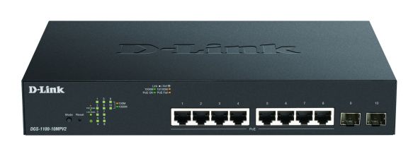 Gigabit Smart Switch DGS-1100-10MPV2/E