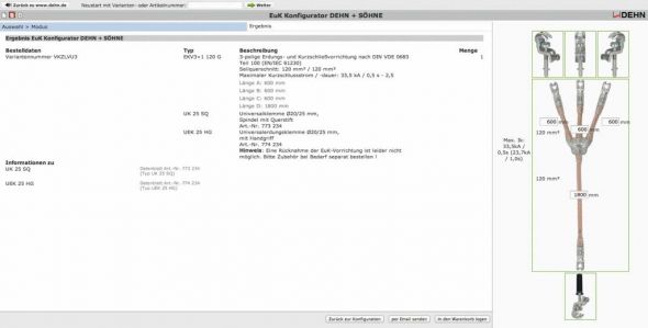 Erdungs-/ Kurzschließseil EKV3+1 70 G VMLM2BZ