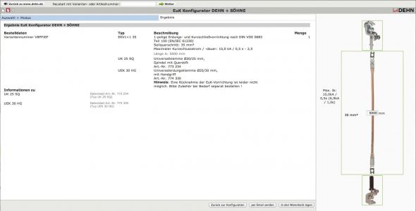 Erdungs u. Kurzschließseil EKV1+116VMZDL8N