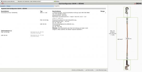 Erdungs u. Kurzschließseil EKV1+135V43FCV8