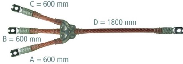 Erdungs-u. Kurzschließseil EKV3+0 150 G VG3V6T2