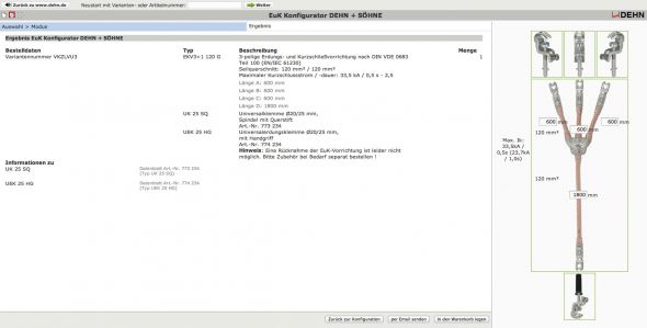 Erdungs u. Kurzschließseil EKV3+150GVPH98CT