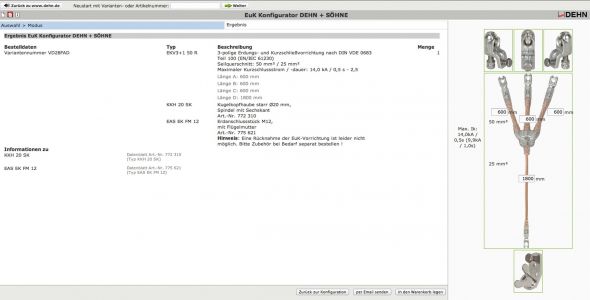 Erdungs u. Kurzschließseil EKV3+150RVD28FAD