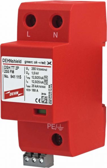 Kombiableiter DEHNshield DSH TT 2P 255 FM Kombiableiter DEHNshield DSH TT 2P 255 FM