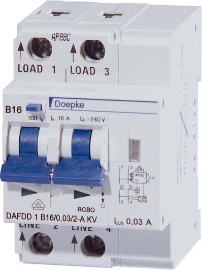 DAFDD1C10/0,03/2-A Brandschutzschalter DAFDD1C10/0,03/2-A Brandschutzschalter
