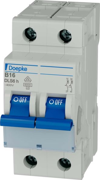 LS-Schalter DLS 6H B16-2 6KA LS-Schalter DLS 6H B16-2 6KA