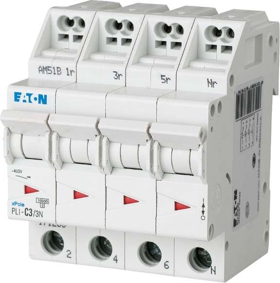 Leitungsschutzschalter PLI-C3/3N