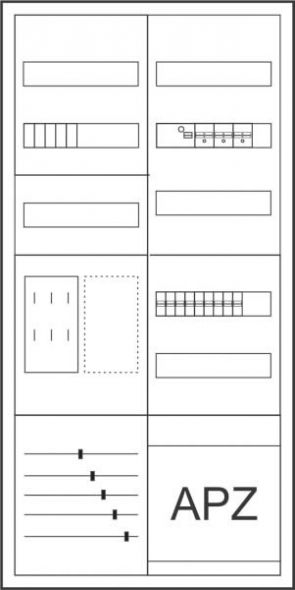 Zähler-Komplettschrank ZSDZV1100BKEI/APZ/C Zähler-Komplettschrank ZSDZV1100BKEI/APZ/C