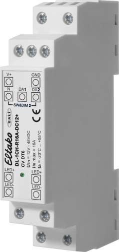 1-Kanal DALI-LED-Dimmer DL-1CH-R16A 1-Kanal DALI-LED-Dimmer DL-1CH-R16A