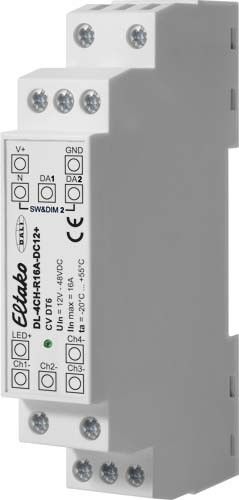4-Kanal DALI-LED-Dimmer DL-4CH-R16A 4-Kanal DALI-LED-Dimmer DL-4CH-R16A